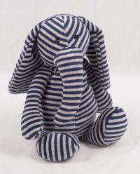 Jelly Cat Bonbon Elephant Blue Grey Gray Striped Plush Lovey